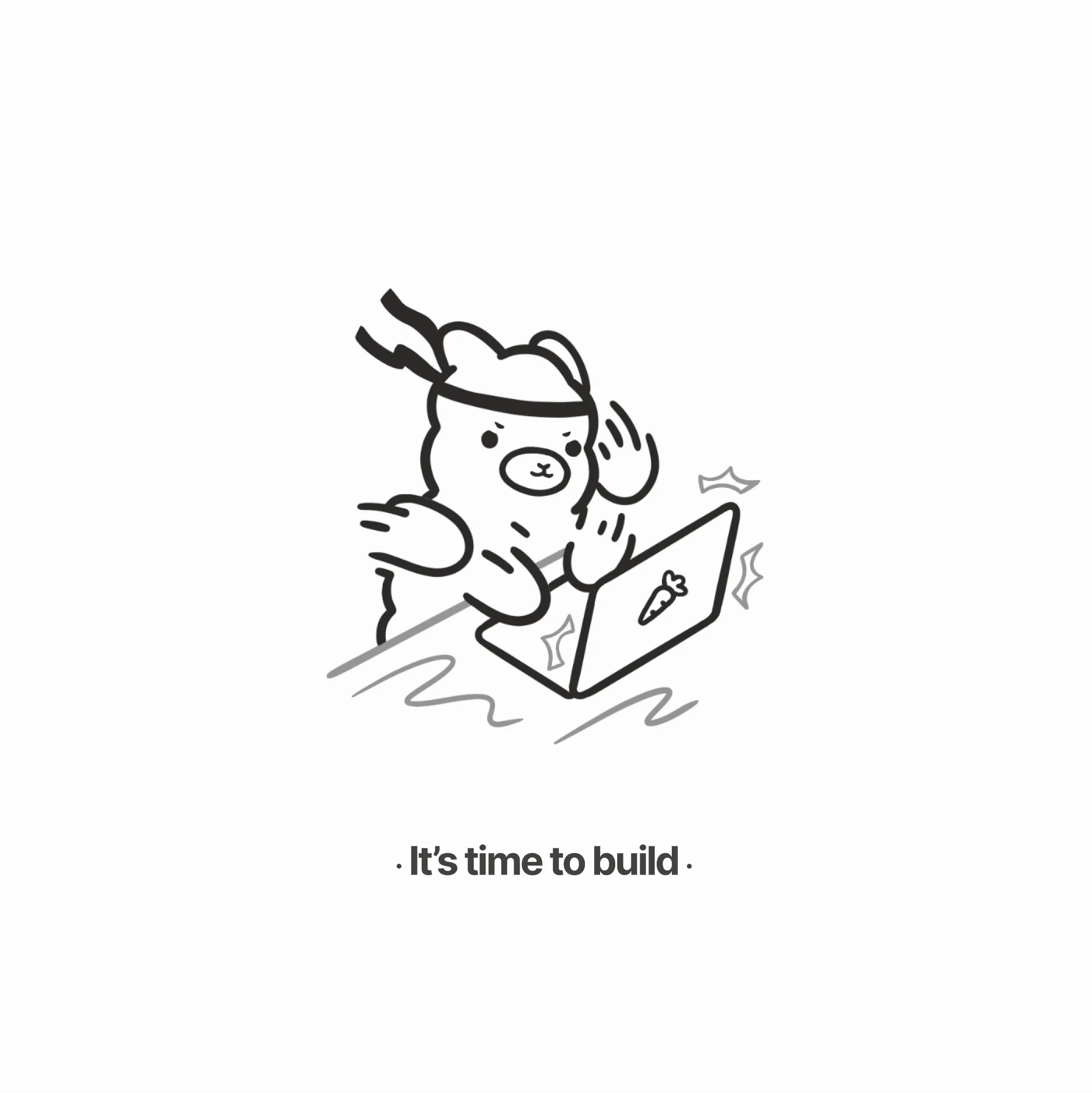 It is time to build poster