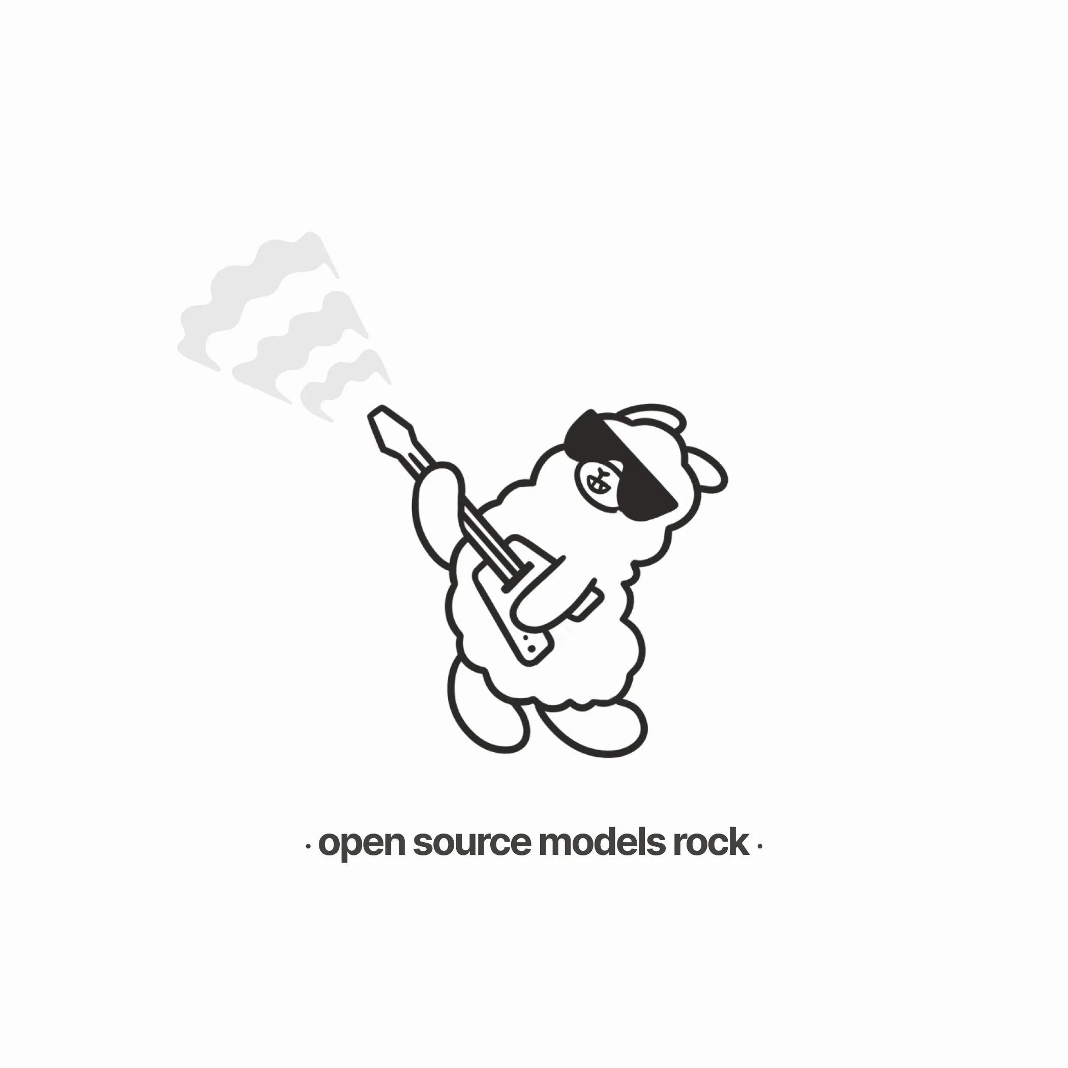 Ollama rocks illustration