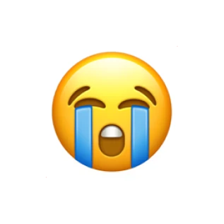 Crying emoji