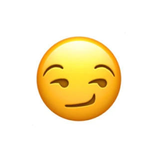 Smirk emoji