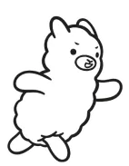 Ollama mascot — running llama entering terminal