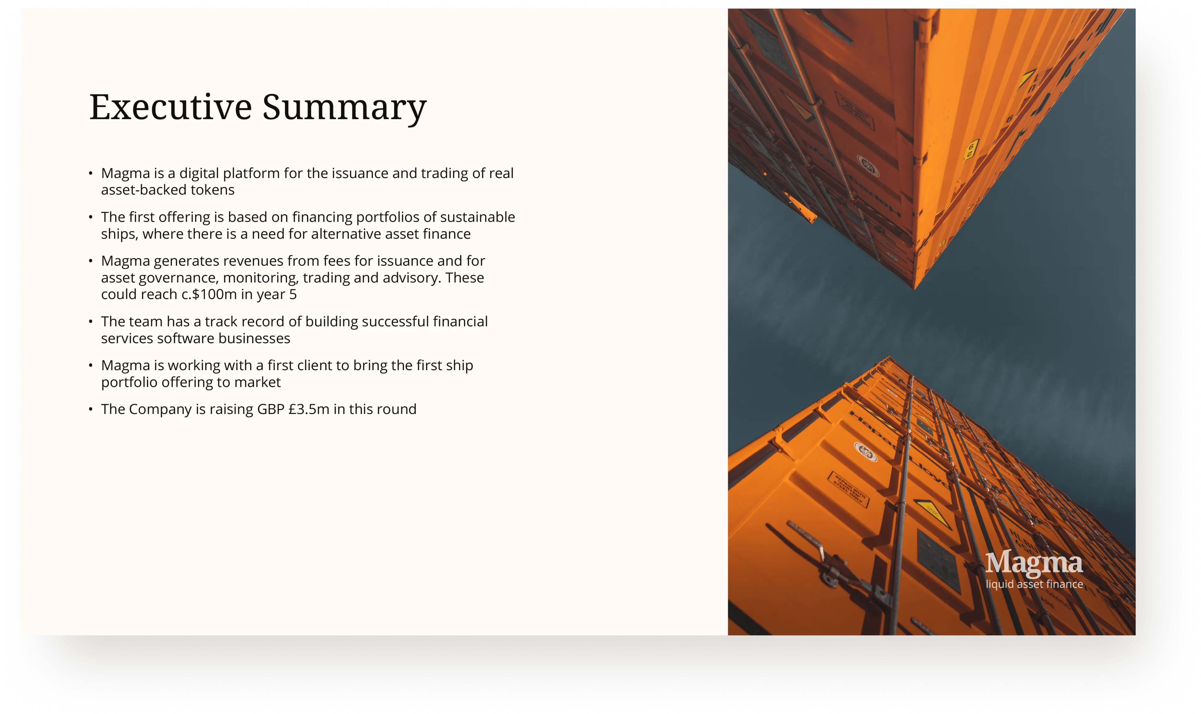 MagmaDeck Slide 02v1